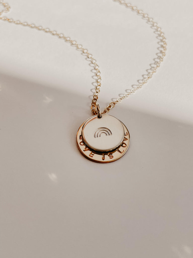 Layered Disc Necklaces